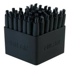 Bolígrafo negro mini P1 touch 1mm