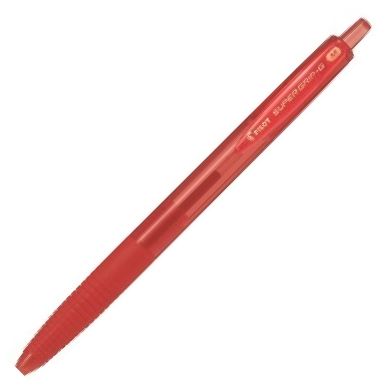 Boligrafo PILOT Supergrip G rojo 1 mm