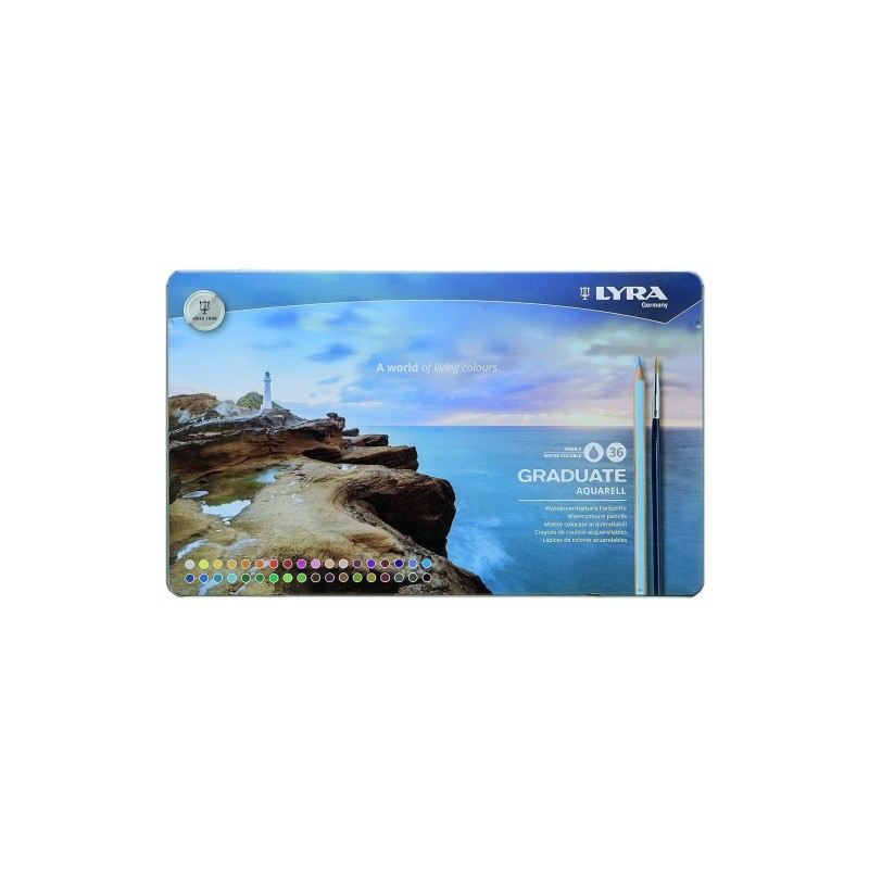 Lyra Graduate lápices de colores acuarelables 36 u.