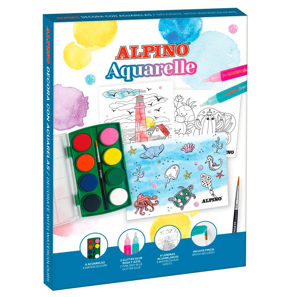 Set aquarelle alpino 