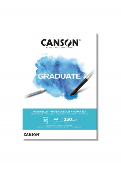 Bloc acuarela Graduate A4 20 H 250 g/m2